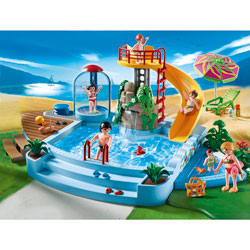 4858-Piscine Avec Toboggan