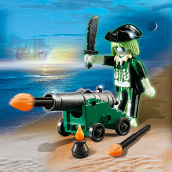 4928-Oeuf Pirate fantôme avec canon
