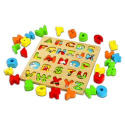 Puzzle ABC en bois
