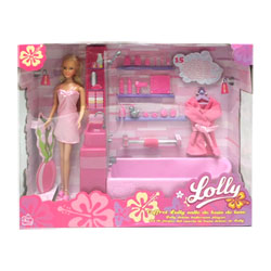 Lolly et sa salle de bain