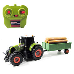 Tracteur et remorque Claas radiocommandé