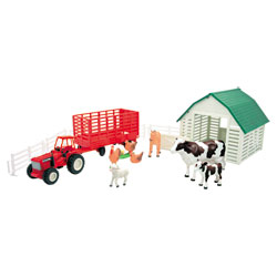 Coffret ferme avec animaux