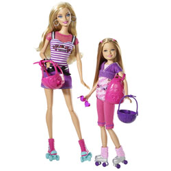 Barbie et Stacy en Roller