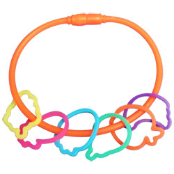Bracelet + 6 Bagues Crazy Bands