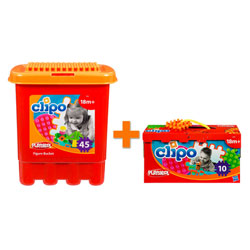 Lot Baril 45 clipo + Boîte 10 clipo