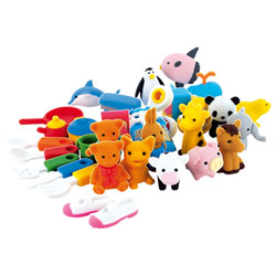 7 Mini Gommes Ikawo