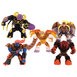 Gormiti Titanium 2 figurines + 2 cartes