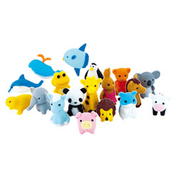 Gomme Iwako Animaux