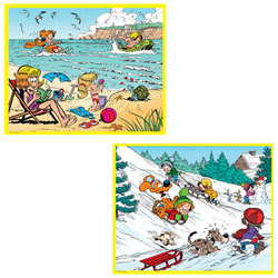 Puzzle 200 pièces Boule et Bill