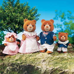 Famille ours roux Sylvanian