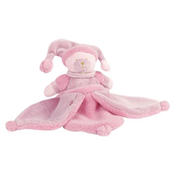 Doudou Macaron pétale de rose
