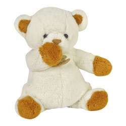 Peluche Ours Chocolat Blanc 