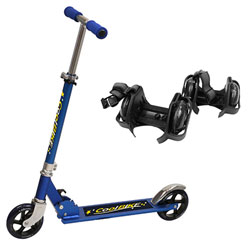 Trottinette aluminium et flash rollers