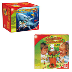 Les Ecureuils Gourmands et Miam Le requin
