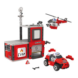 Coffret de Construction Caserne de Pompiers