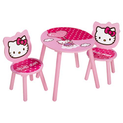 Table et 2 chaises Hello Kitty