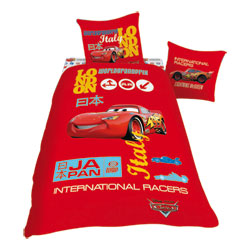 Housse de Couette Cars Grand Prix Avec Taie