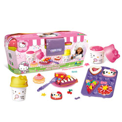La pâtisserie Hello-Kitty en pâte à modeler