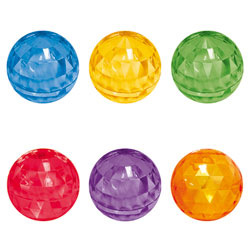 Balle Rebondissante Couleur, Style Diamant