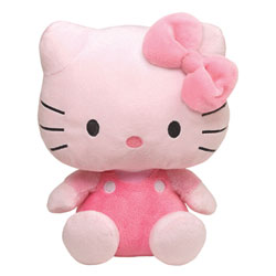 Peluche Hello-Kitty Rose