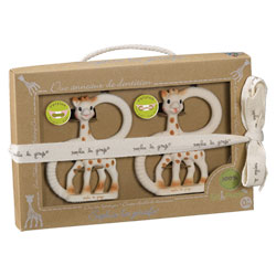 Duo anneaux de dentition So'pure Sophie La Girafe
