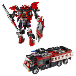 Kre-o transformers sentinel Prime Fire Truck