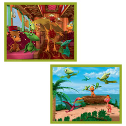 Puzzle de 60 pièces Dino Train