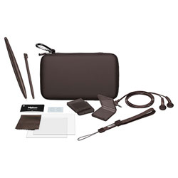 Nintendo Dsi XL Pack de 8 Accessoires Chocolat