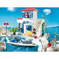 5128-Police du port et bateau rapide