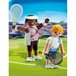 5196-Deux Joueurs de Tennis