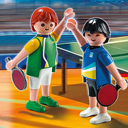 5197-Deux Joueurs de Tennis de Table