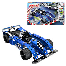 Meccano - Turbo Voiture de Course Evolution Bleu