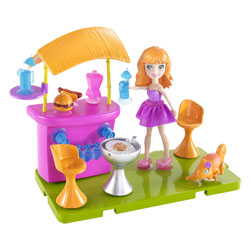 Lea et son salon de jardin