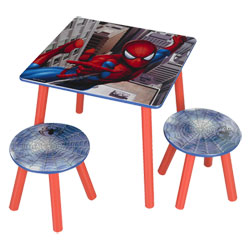 Table + chaises Spiderman