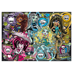 Puzzle 250 pièces Monster-High Pêle mêle 