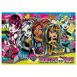 Puzzle Monster-High 104 Pieces Entre Filles