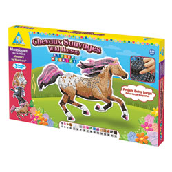 Mosaïque Sticky au numéro : Chevaux sauvages