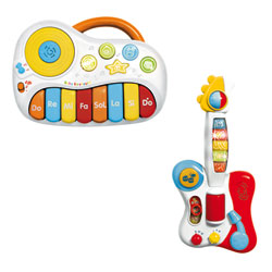 Lot Baby piano et guitare