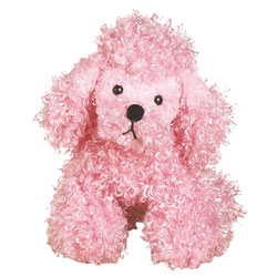 Peluche Webkinz (grand modèle) Caniche Rose