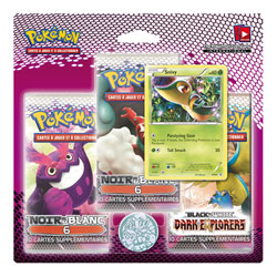 Pack 3 Boosters Black and white 