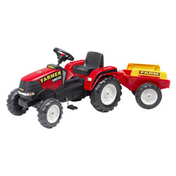 Tracteur Farm et sa remorque