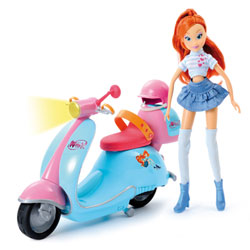 Poupée Bloom et son scooter Winx