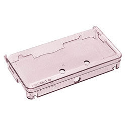 Nintendo 3DS Coque de Protection Rose Pailleté