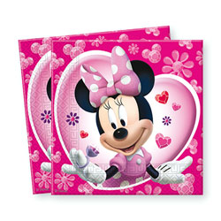 20 Serviettes Minnie 33 x 33 cm