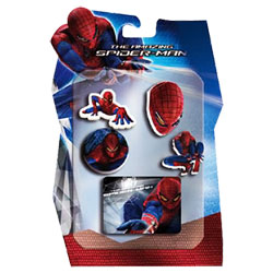 Set 4 tampons + encrier Spiderman
