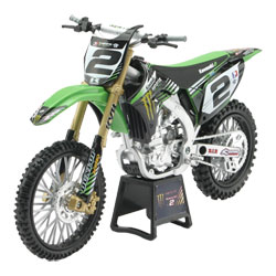 Moto Cross 1/12ème Team Kawa Factory Kawasaki R. VILLOPOTO