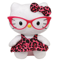 Peluche Hello Kitty Lunettes