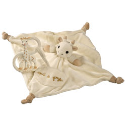 Coffret Doudou + Anneau de dentition So'Pure Sophie la Girafe