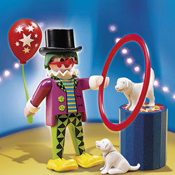 4760-Clown dresseur de chiens