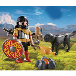 4769-Guerrier Barbare avec chien 